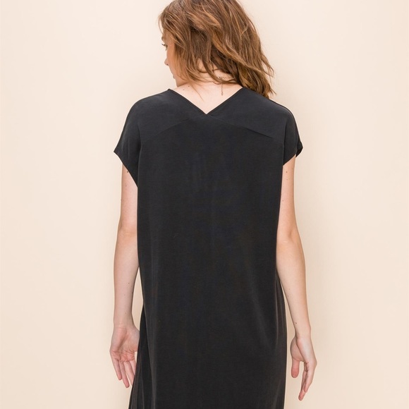 Boutique NWT Casual Black Maxi Dress - Picture 6 of 8